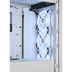 Corsair iCUE 4000D RGB AIRFLOW QL Edition - White - Product Image 1