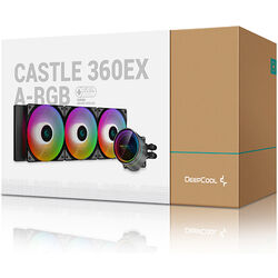 Deepcool Castle 360EX ARGB - Black - Product Image 1