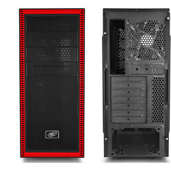 Deepcool Tesseract SW-RD - Black/Red - Product Image 1