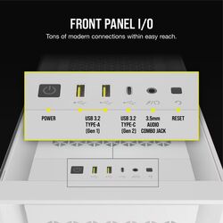 Corsair iCUE 5000D RGB AIRFLOW - w/ 3x AF120 - White - Product Image 1