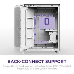 NZXT H9 FLOW RGB - White - Product Image 1