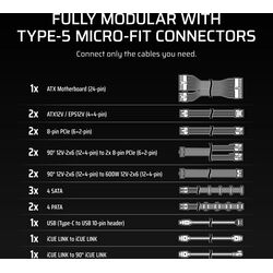 Corsair HX1500i SHIFT - ATX 3.1 - Product Image 1