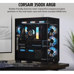 Corsair 3500X ARGB - Black - Product Image 1