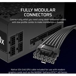 Corsair RM750x - ATX 3.1 - Black - Product Image 1