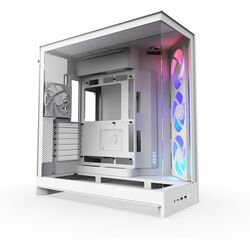NZXT H9 FLOW RGB - White - Product Image 1