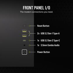 Corsair 2500D AIRFLOW - Black - Product Image 1