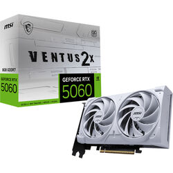 MSI GeForce RTX 5060 8GB VENTUS 2X OC WHITE - Product Image 1