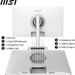 MSI Modern MD272XPW - White - Product Image 1