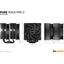 be quiet! Pure Rock Pro 3 Black - Product Image 1