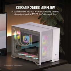 Corsair 2500D AIRFLOW - White - Product Image 1