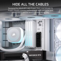 Corsair FRAME 4500X RS-R ARGB Panoramic Glass - White - Product Image 1