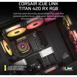 Corsair iCUE LINK TITAN 420 RX RGB - Product Image 1