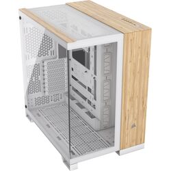 Corsair 6500X - Dual Chamber - White/Bamboo Wood - Product Image 1