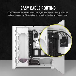 Corsair iCUE 5000D RGB AIRFLOW - w/ 3x AF120 - White - Product Image 1