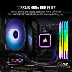 Corsair iCUE H60x RGB ELITE - Black - Product Image 1