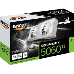 Inno3D GeForce RTX 5060 Ti Twin X2 OC - White - Product Image 1