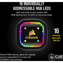 Corsair iCUE H100i RGB PRO XT - Black - Product Image 1